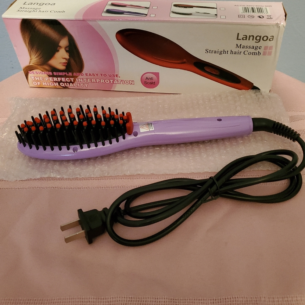 Final Sale! New Hair Straightener Comb